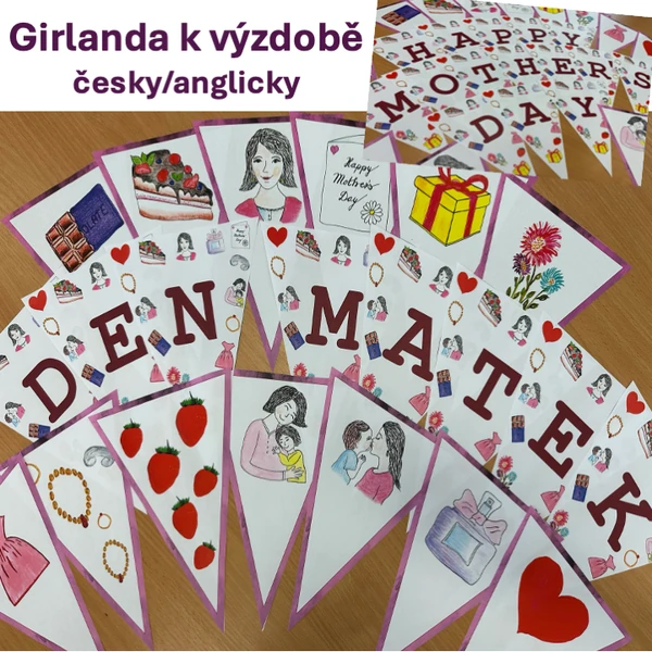 Girlanda - Den Matek, Happy Mother's Day