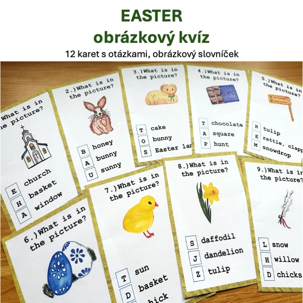 Easter - obrázkový kvíz