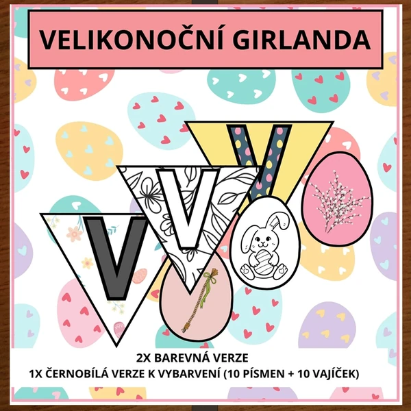 VELIKONOČNÍ GIRLANDA