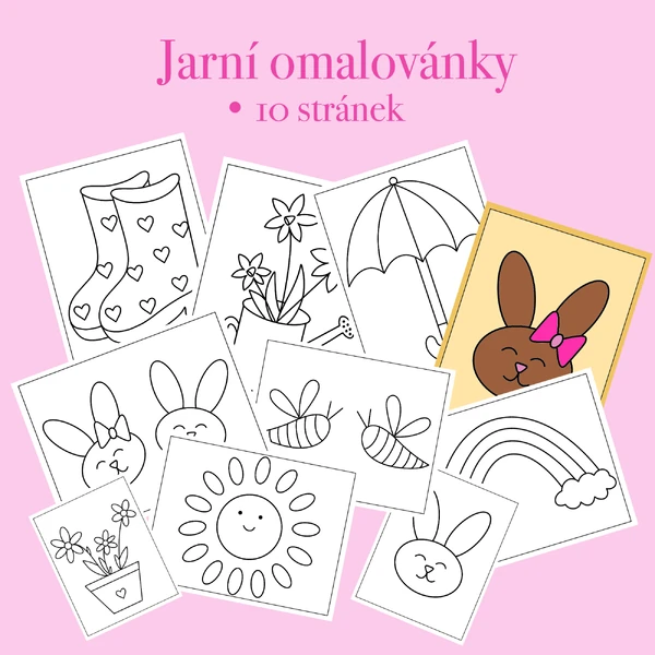 Jarní omalovánky