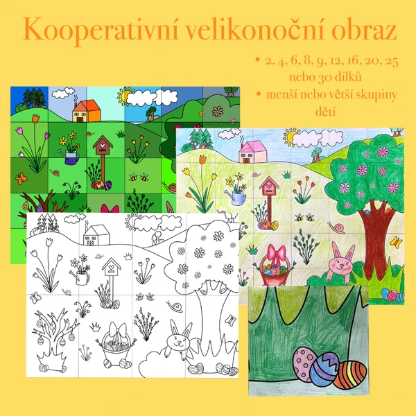 Kooperativní velikonoční obraz