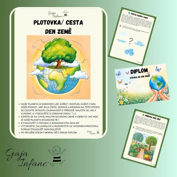 🌍 Stezka „Den Země“ – Objevuj, uč se, chraň! 🌿