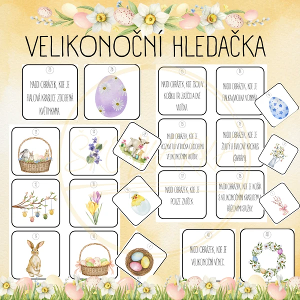 VELIKONOČNÍ HLEDAČKA