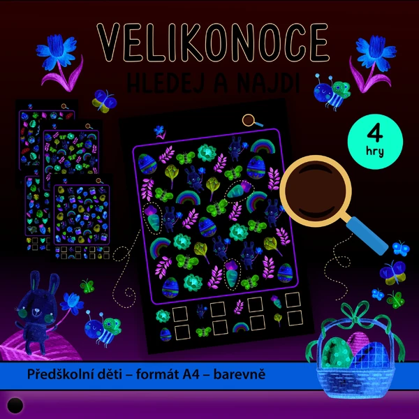Velikonoce Hledej a najdi (I Spy)