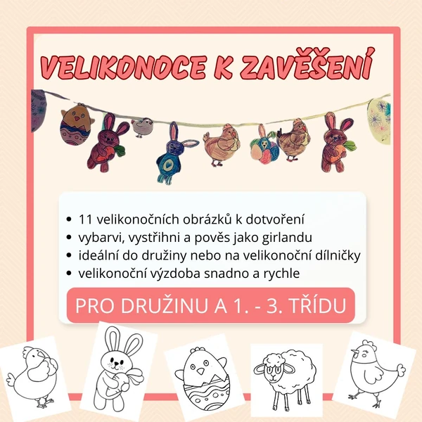 Velikonoce k zavěšení