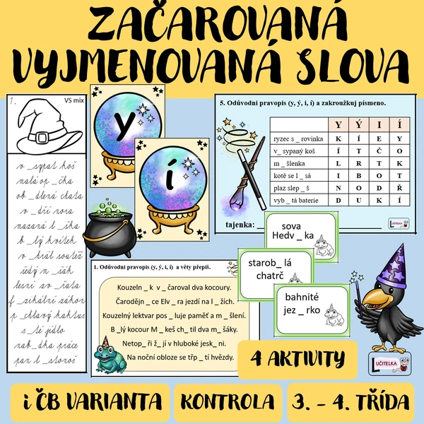 Začarovaná vyjmenovaná slova - čarodějnice 