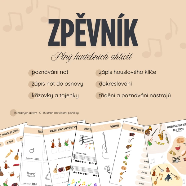 Zpěvník plný aktivit