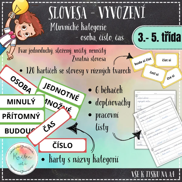 Slovesa - vyvození mluvnické kategorie