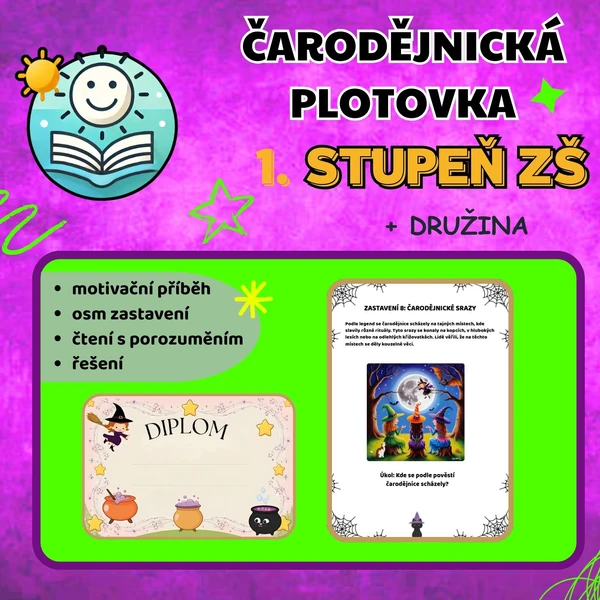 Čarodějnická plotovka, stezka