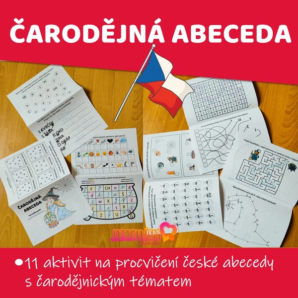 Čarodějná abeceda sešit