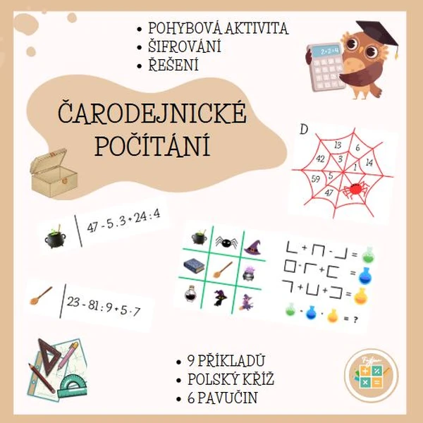 ČARODĚJNICKÉ POČÍTÁNÍ - PŘIROZENÁ ČÍSLA