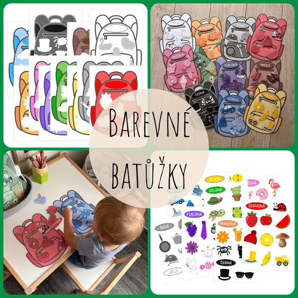 Barevné batůžky