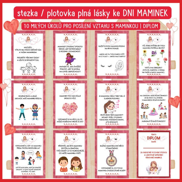 Láskyplná plotovka/stezka - Den maminek