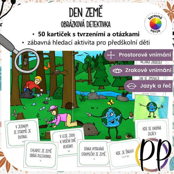 Den Země - obrázková detektivka