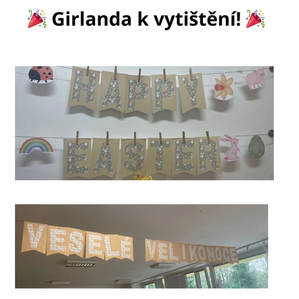 Velikonoční girlanda