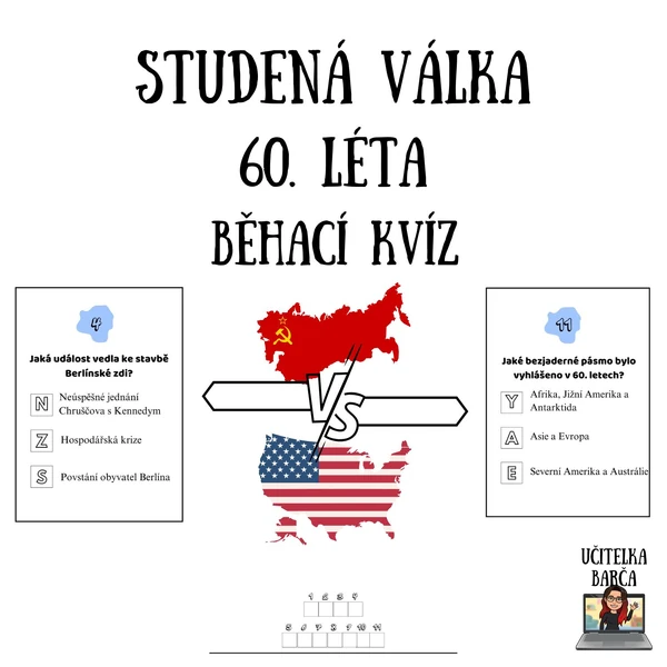 Běhací kvíz - Studená válka 60. léta