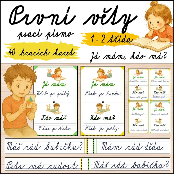 📚 Čtení, co děti opravdu baví! První věty!