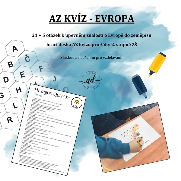 CLIL (Aj) AZ kvíz - Evropa
