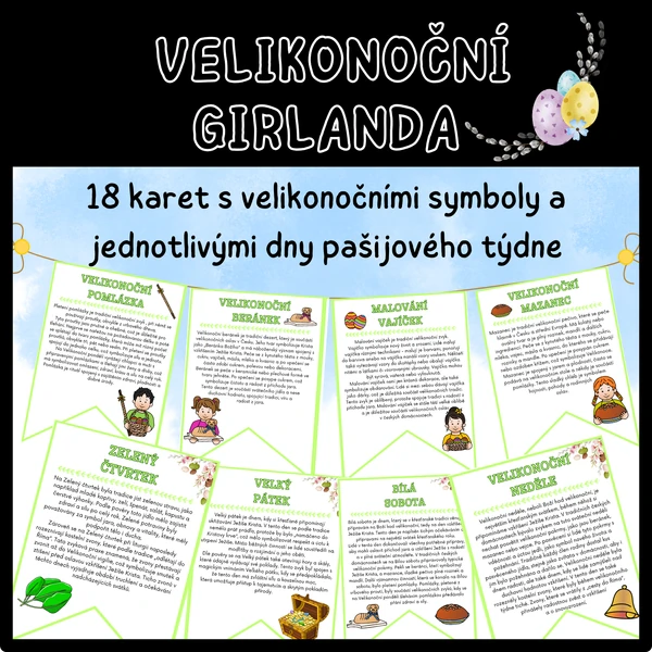 Velikonoční girlanda