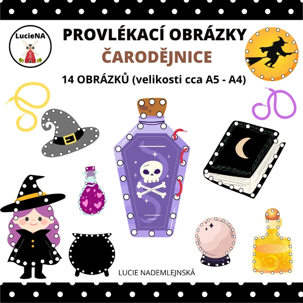 PROVLÉKACÍ OBRÁZKY ČARODĚJNICE