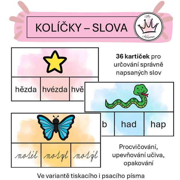 Kolíčkovaná - slova