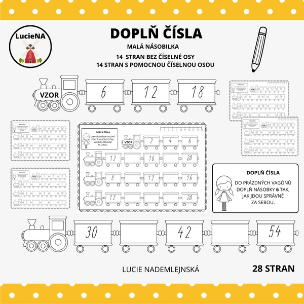 DOPLŇ ČÍSLA