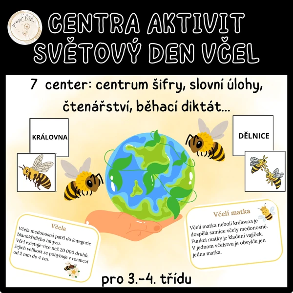 Centra aktivit - Světový den včel 20.5.