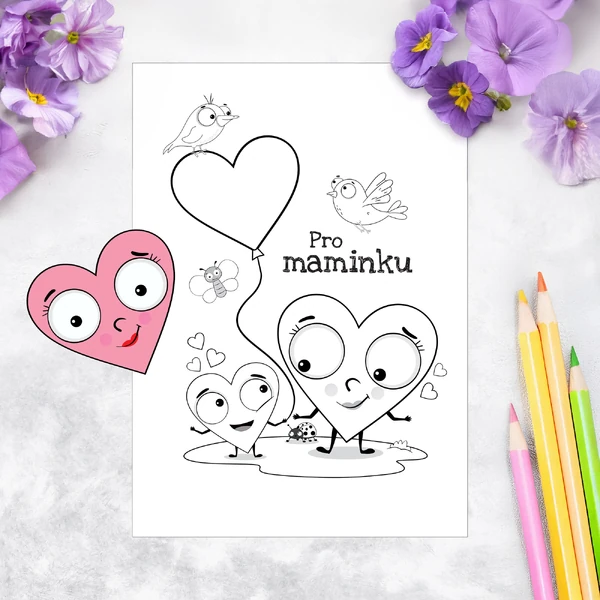 Omalovánka – Den matek 
