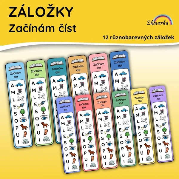 ZÁLOŽKY - Začínám číst