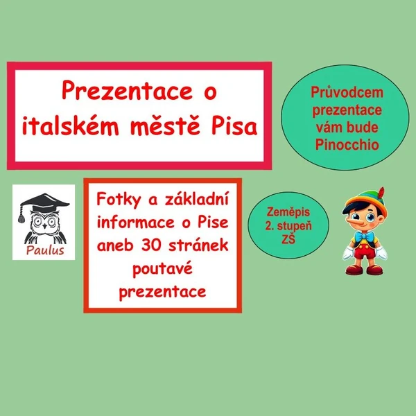 Prezentace o italském městě Pisa