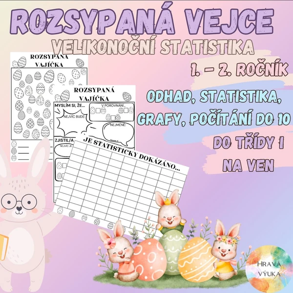 Rozsypaná vajíčka - statistika v 1. třídě
