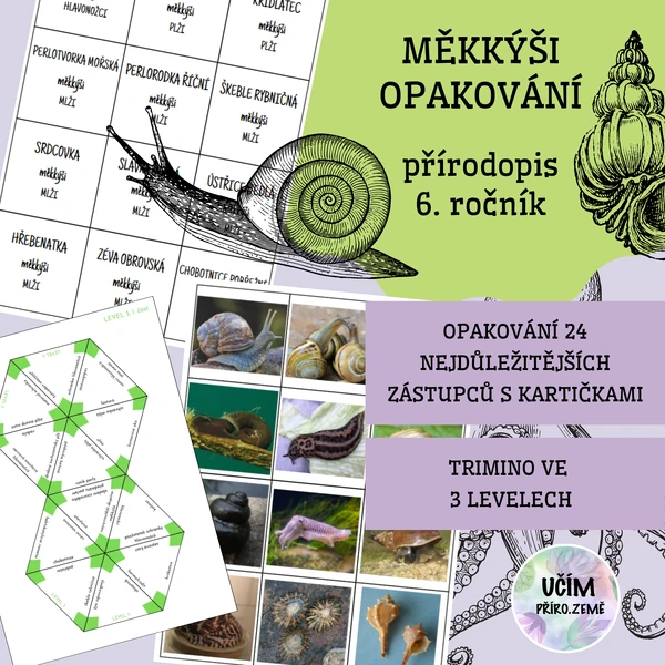 Měkkýši - opakování