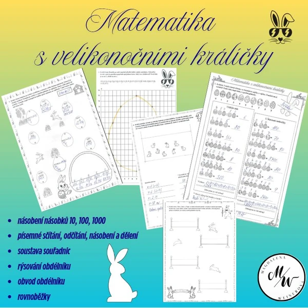 Matematika s velikonočními králíčky - 4. třída