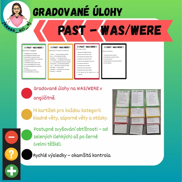 AJ - WAS/WERE - - gradované úlohy