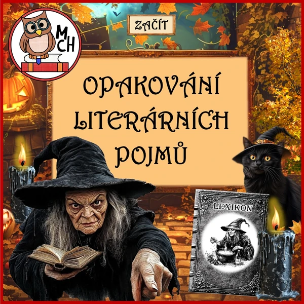 ČARODĚJNICKÁ VÝZVA: literární pojmy (hra)