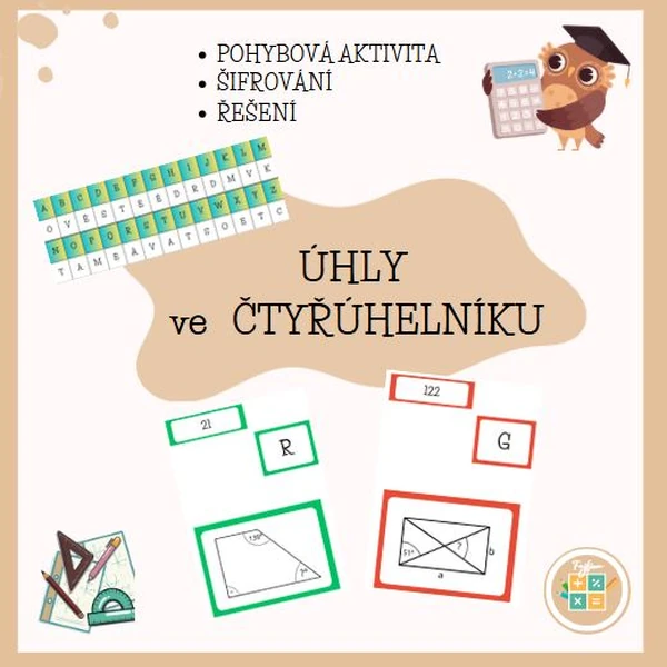 ÚHLY VE ČTYŘÚHELNÍKU - POHYBOVÁ AKTIVITA