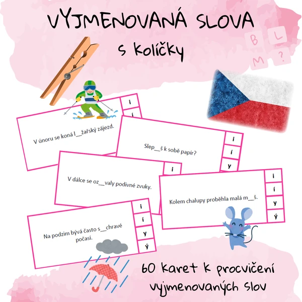 Vyjmenovaná slova s kolíčky