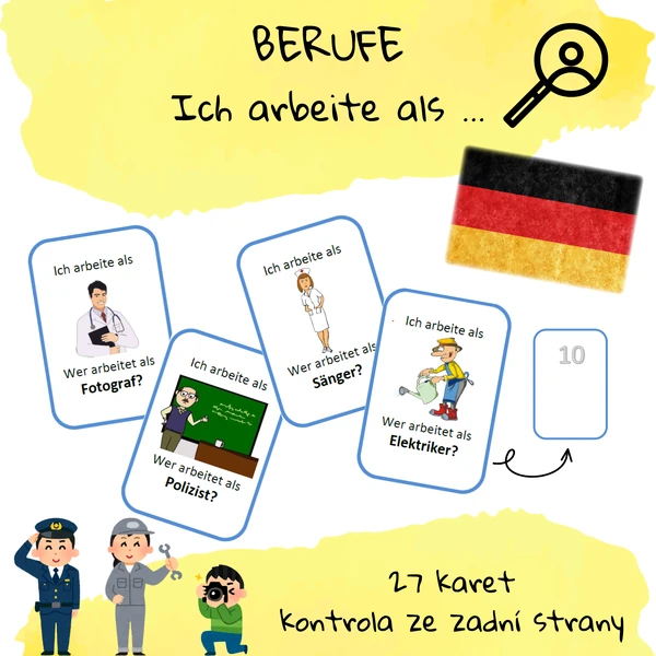 Berufe (Ich arbeite als ...)