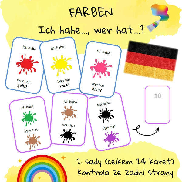 Farben - Ich habe ..., wer hat...?