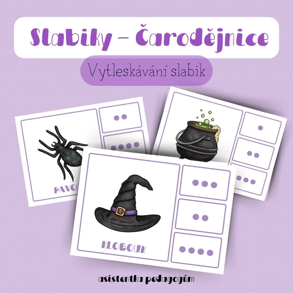 Čarodějnice - Slabiky (vytleskávání)