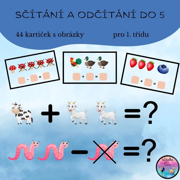 sčítání a odčítání do 5