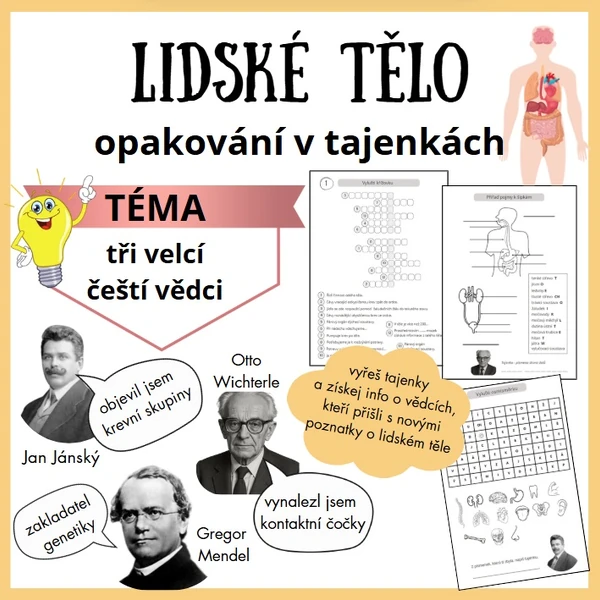 Lidské tělo v tajenkách - téma čeští vědci