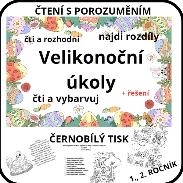 Velikonoční úkoly 2. ročník