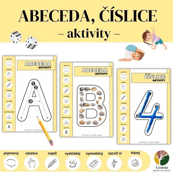 Abeceda, číslice – aktivity