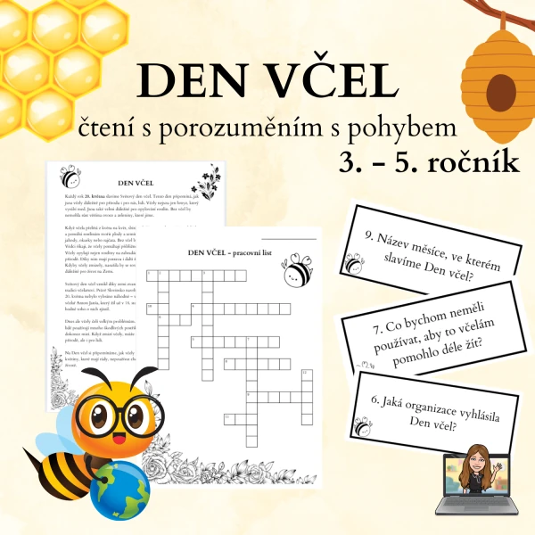 Den včel- čtení s porozuměním 
