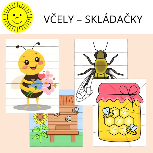 VČELY - SKLÁDAČKY