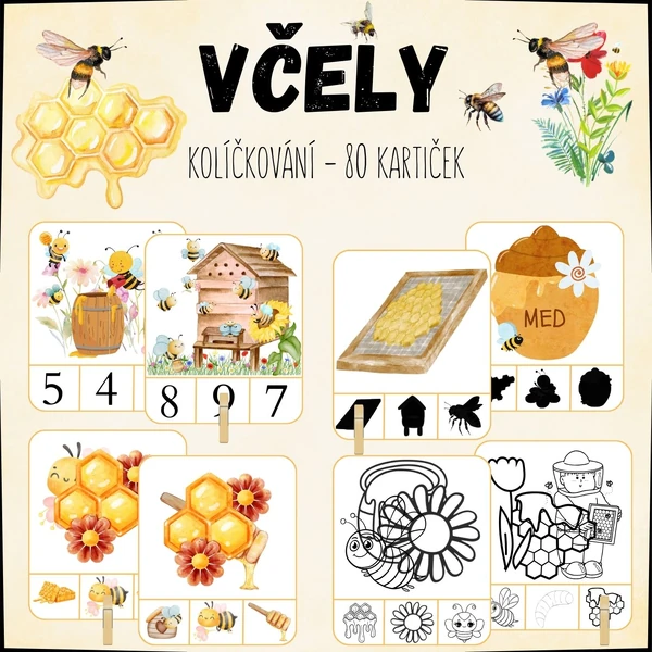 Včely - Kolíčkování