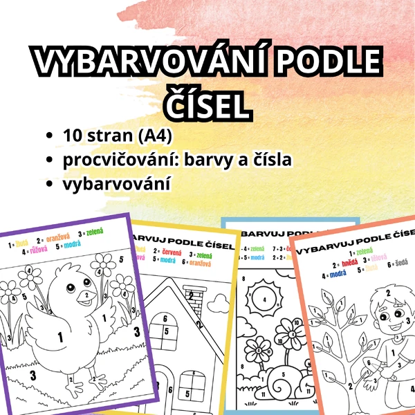 Vybarvování podle čísel