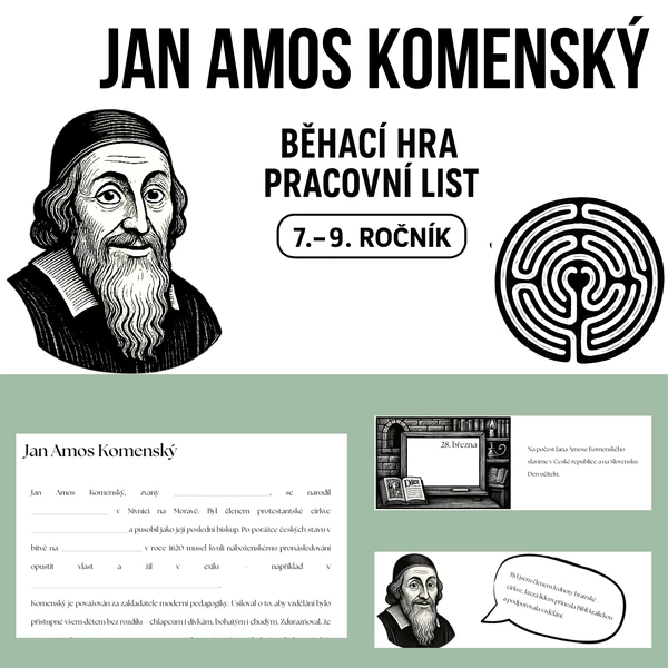 Jan Amos Komenský – běhací hra
