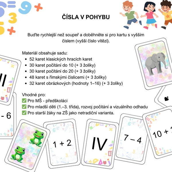 ČÍSLA V POHYBU